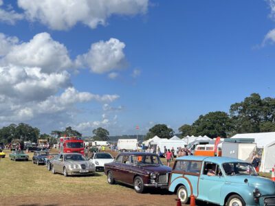 Image of Historic Vehicle Gathering in bright sunshine